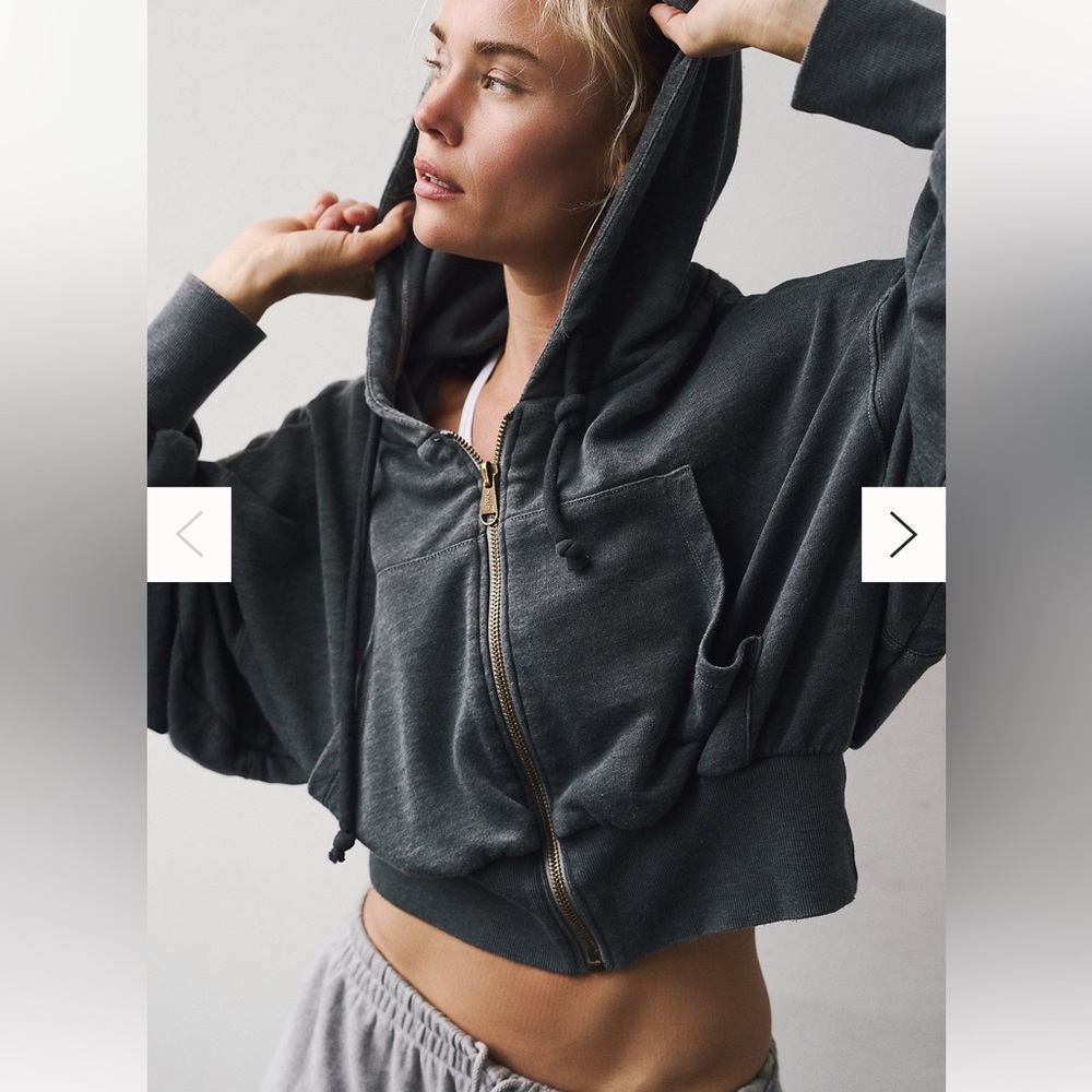 Free People Lowkey Zip Up